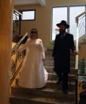 Jewish Wedding Buenos Aires Argentina - the Bride & Groom arrive (Kallah & Chattan)