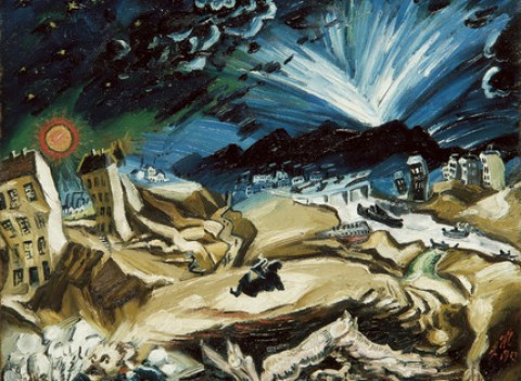 Apocalyptic Landscape by Ludwig Meidner
